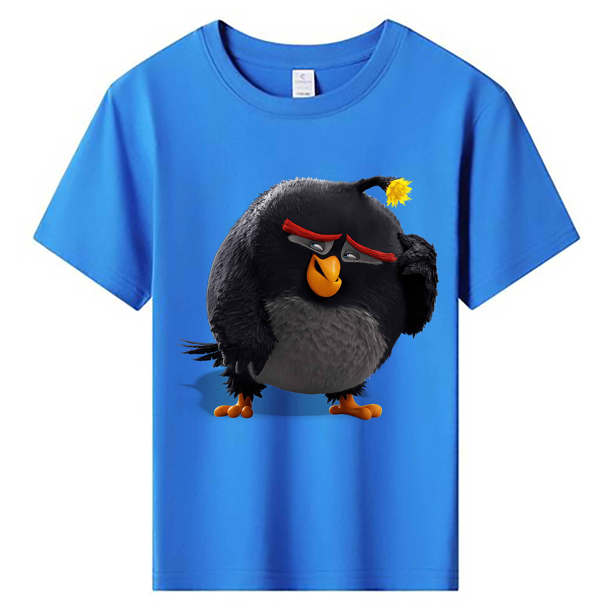 （画像用） Angry Birds アングリーバード 綿100％キッズTシャツ（フロントプリント）